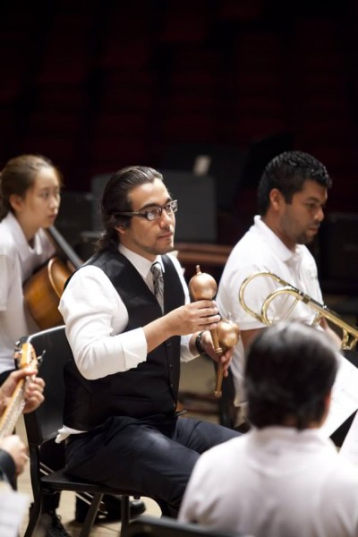 Carlos playing the Joropo